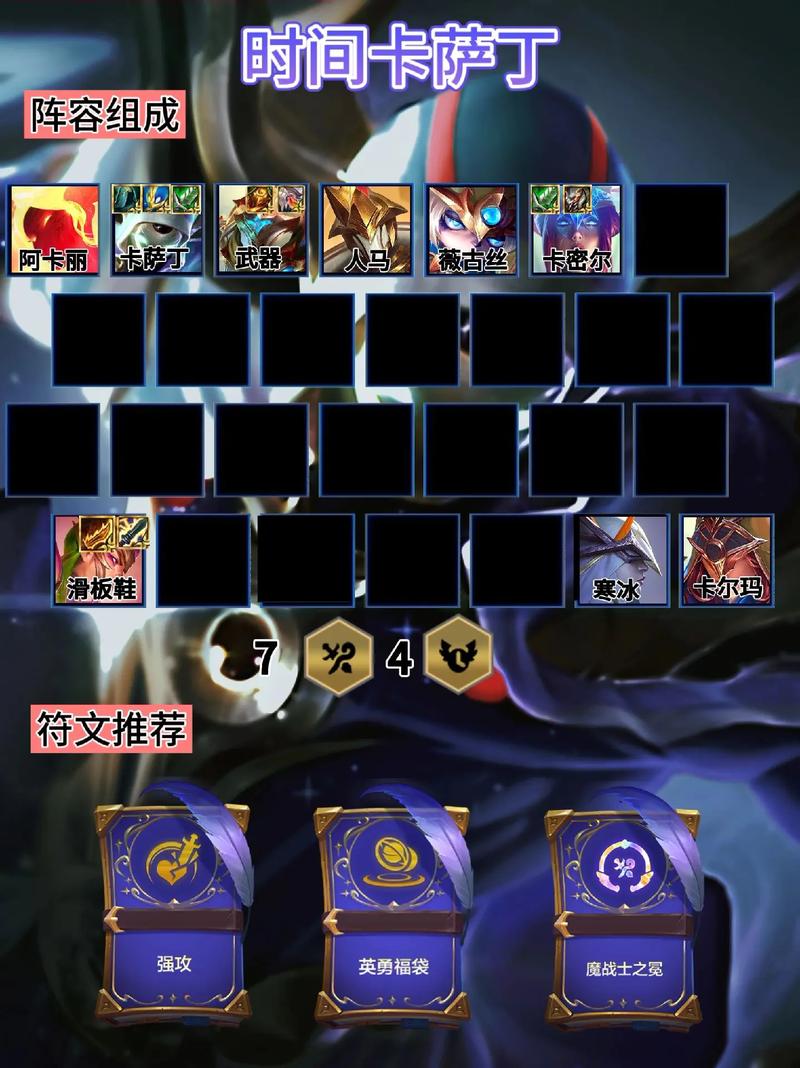 金铲铲s12黑科技卡萨丁.时间卡萨丁,在4时间情况下,冻结3